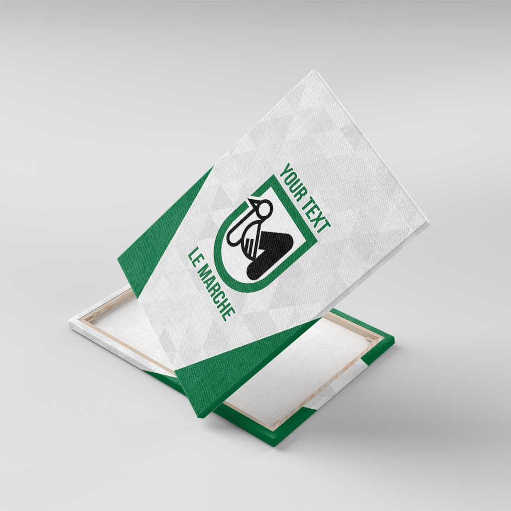 Personalized Italy Marche Canvas Wall Art Inspiration Flags Style