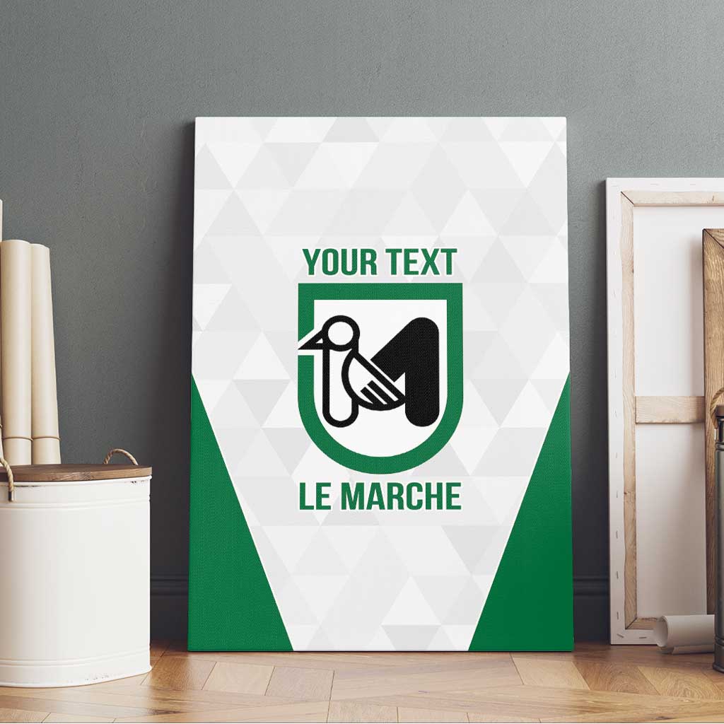 Personalized Italy Marche Canvas Wall Art Inspiration Flags Style