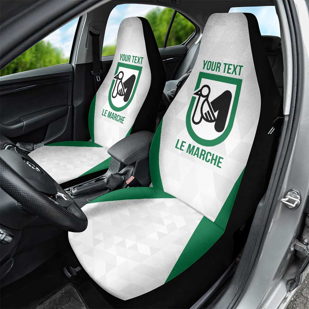 Personalized Italy Marche Car Seat Cover Inspiration Flags Style