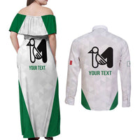 Personalized Italy Marche Couples Matching Off Shoulder Maxi Dress and Long Sleeve Button Shirt Inspiration Flags Style