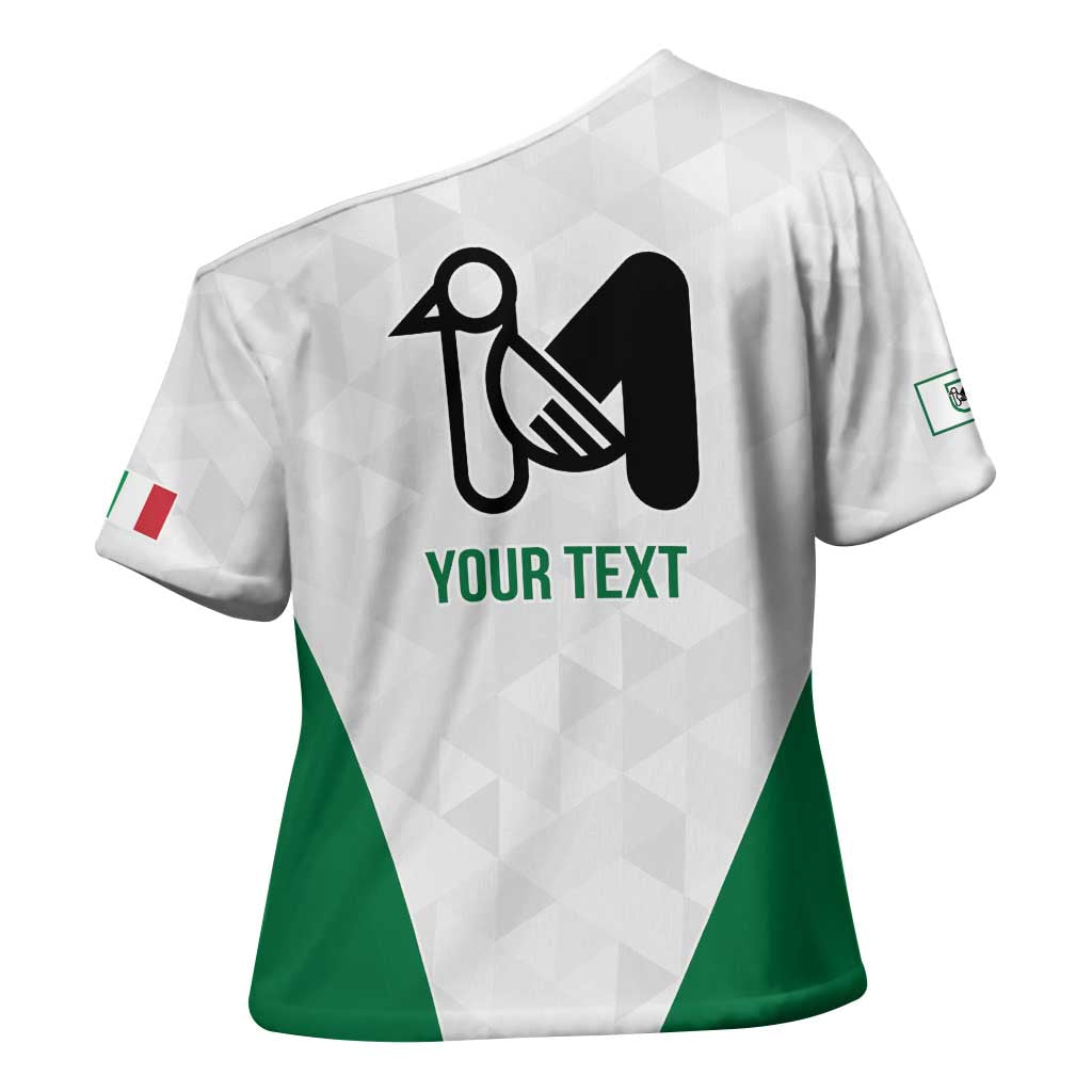 Personalized Italy Marche Cross Shoulder Shirt Inspiration Flags Style - Wonder Print Shop