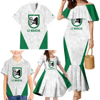 Personalized Italy Marche Family Matching Mermaid Dress and Hawaiian Shirt Inspiration Flags Style