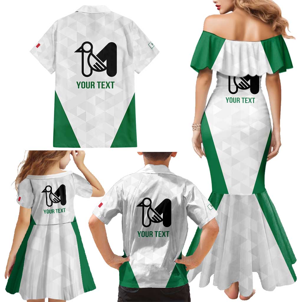 Personalized Italy Marche Family Matching Mermaid Dress and Hawaiian Shirt Inspiration Flags Style