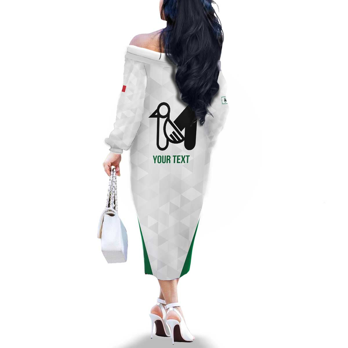 Personalized Italy Marche Family Matching Off The Shoulder Long Sleeve Dress and Hawaiian Shirt Inspiration Flags Style