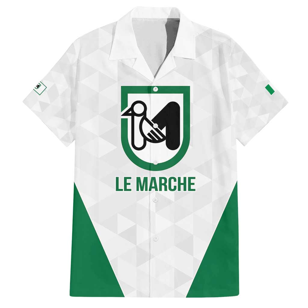 Personalized Italy Marche Family Matching Off Shoulder Maxi Dress and Hawaiian Shirt Inspiration Flags Style