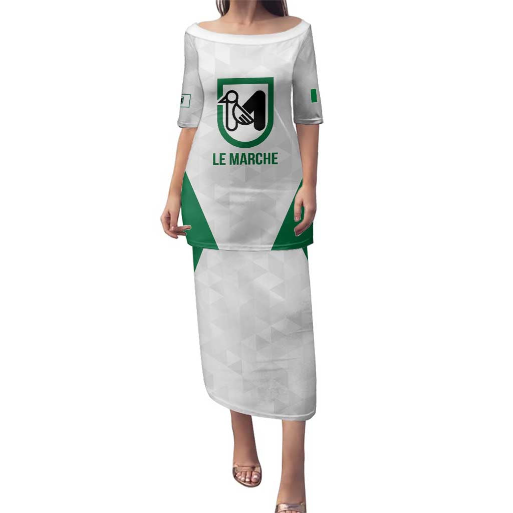 Personalized Italy Marche Family Matching Puletasi and Hawaiian Shirt Inspiration Flags Style