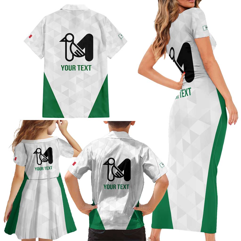 Personalized Italy Marche Family Matching Short Sleeve Bodycon Dress and Hawaiian Shirt Inspiration Flags Style