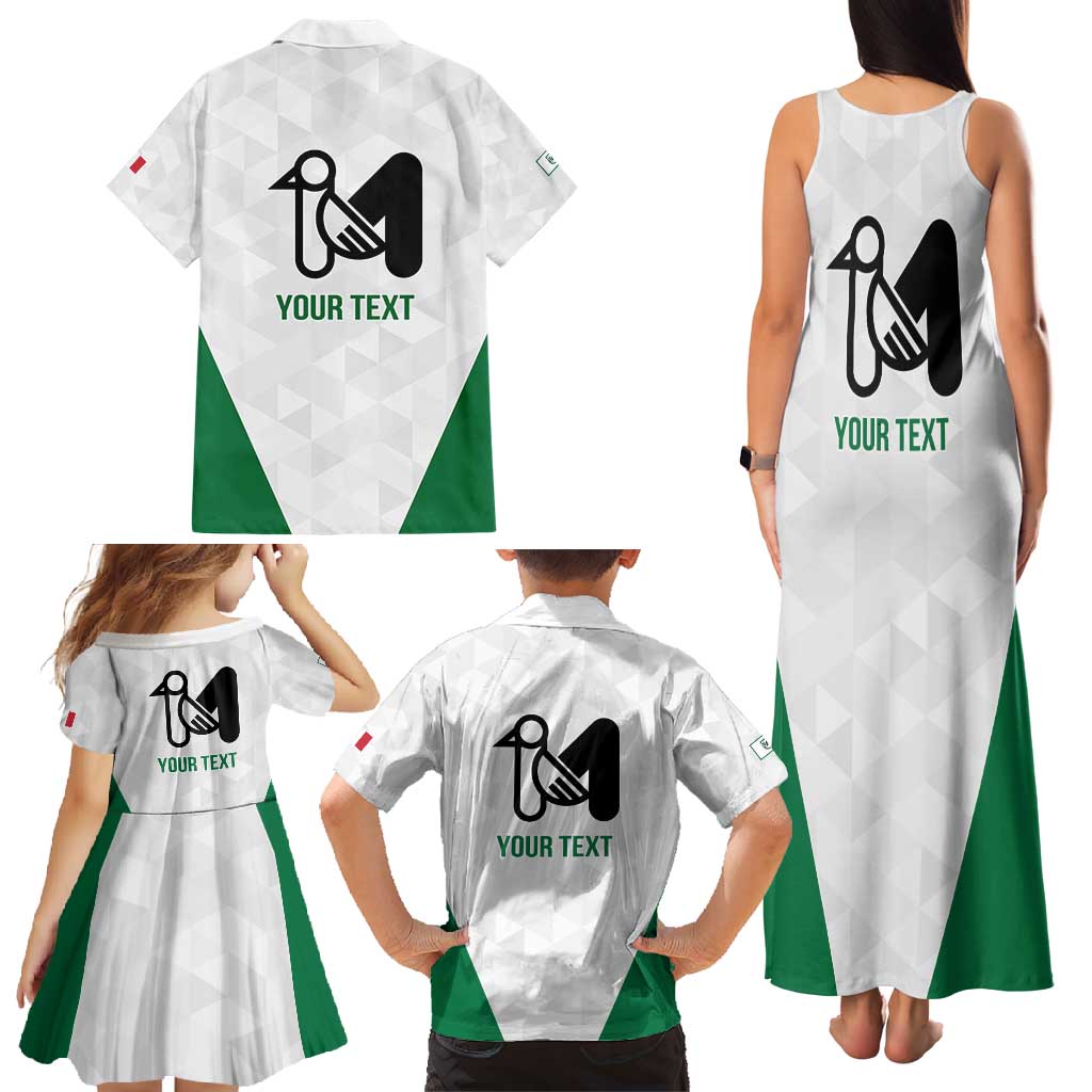 Personalized Italy Marche Family Matching Tank Maxi Dress and Hawaiian Shirt Inspiration Flags Style