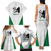 Personalized Italy Marche Family Matching Tank Maxi Dress and Hawaiian Shirt Inspiration Flags Style