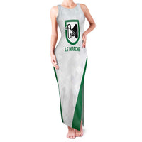 Personalized Italy Marche Family Matching Tank Maxi Dress and Hawaiian Shirt Inspiration Flags Style