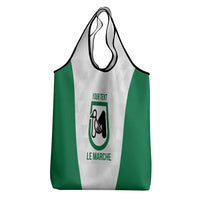 Personalized Italy Marche Grocery Bag Inspiration Flags Style
