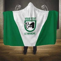 Personalized Italy Marche Hooded Blanket Inspiration Flags Style