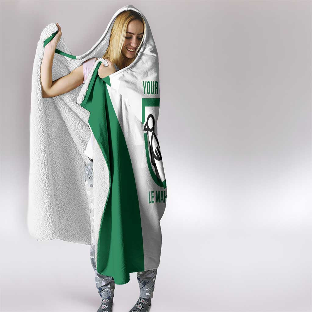 Personalized Italy Marche Hooded Blanket Inspiration Flags Style
