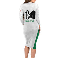 Personalized Italy Marche Long Sleeve Bodycon Dress Inspiration Flags Style