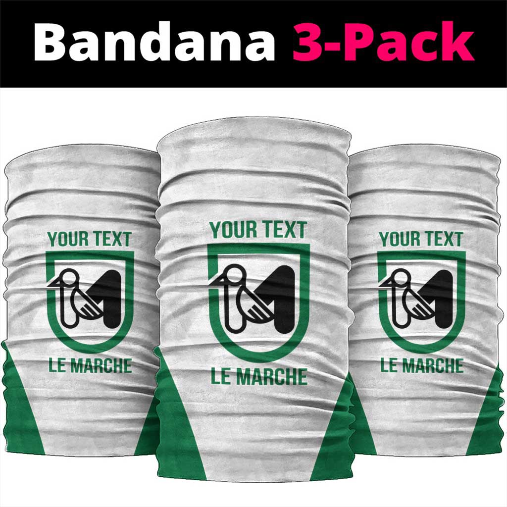 Personalized Italy Marche Neck Gaiter Inspiration Flags Style - Wonder Print Shop