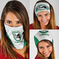 Personalized Italy Marche Neck Gaiter Inspiration Flags Style - Wonder Print Shop