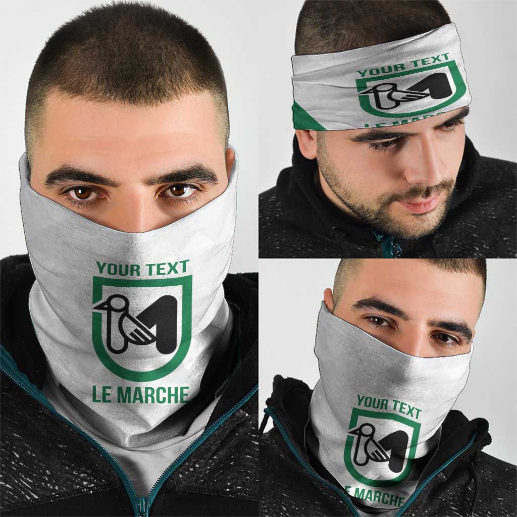 Personalized Italy Marche Neck Gaiter Inspiration Flags Style - Wonder Print Shop