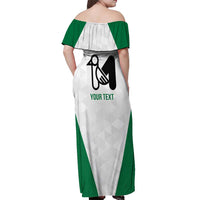 Personalized Italy Marche Off Shoulder Maxi Dress Inspiration Flags Style