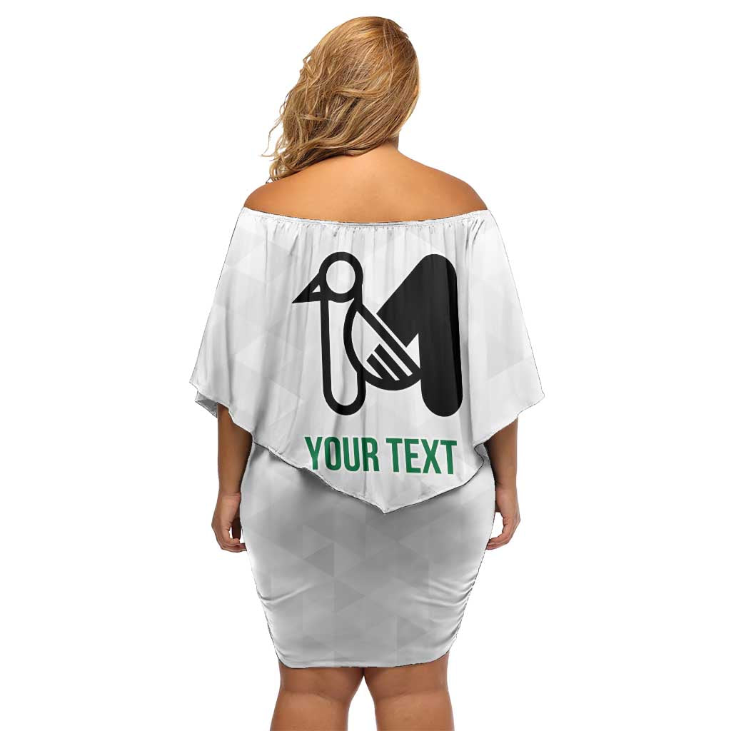 Personalized Italy Marche Off Shoulder Short Dress Inspiration Flags Style