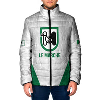 Personalized Italy Marche Padded Jacket Inspiration Flags Style - Wonder Print Shop