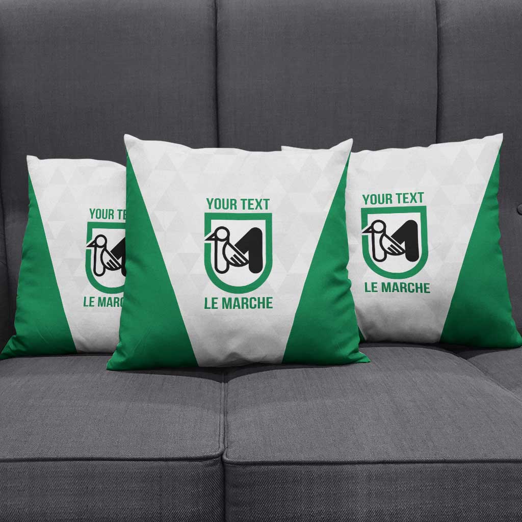 Personalized Italy Marche Pillow Cover Inspiration Flags Style - Wonder Print Shop