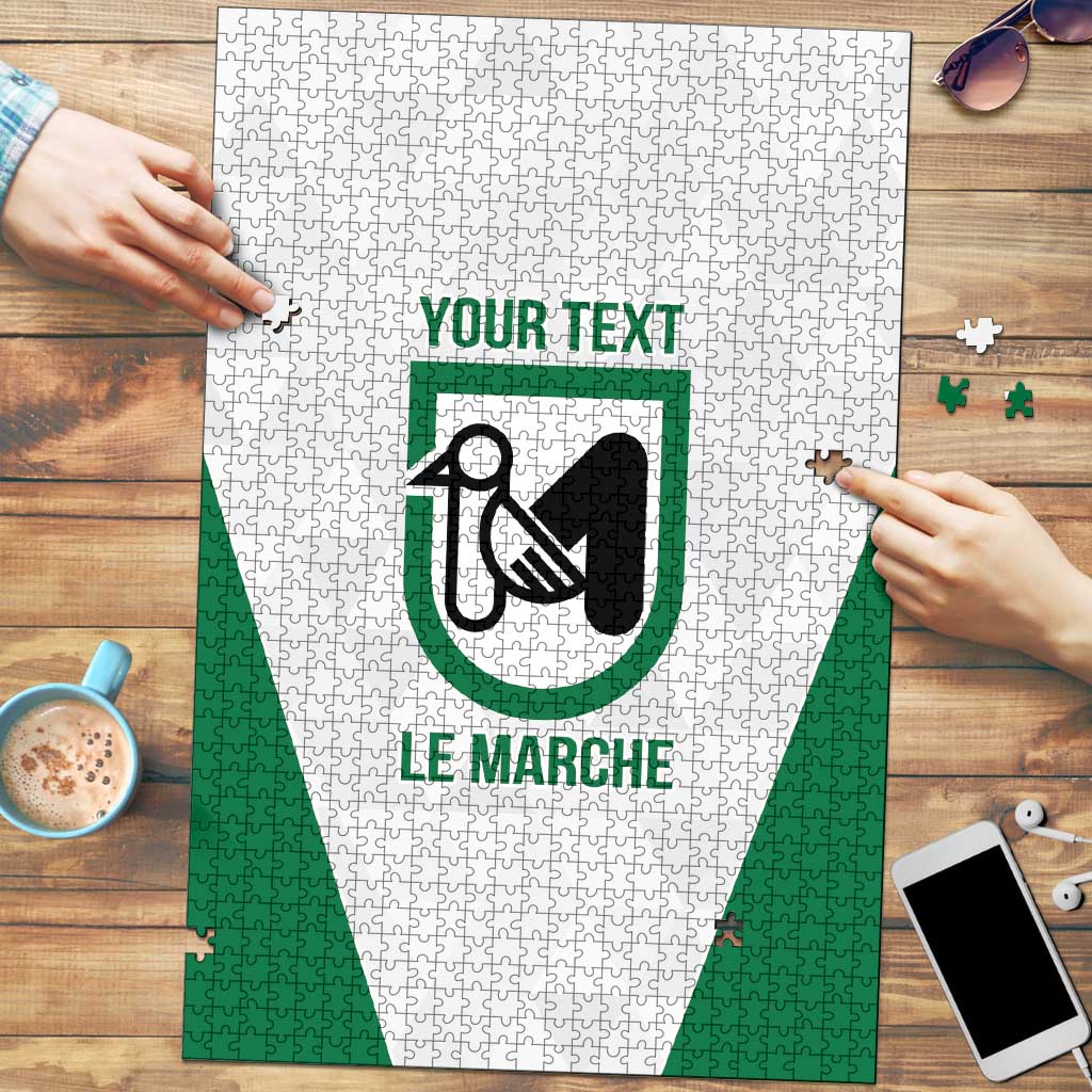 Personalized Italy Marche Puzzle Inspiration Flags Style - Wonder Print Shop