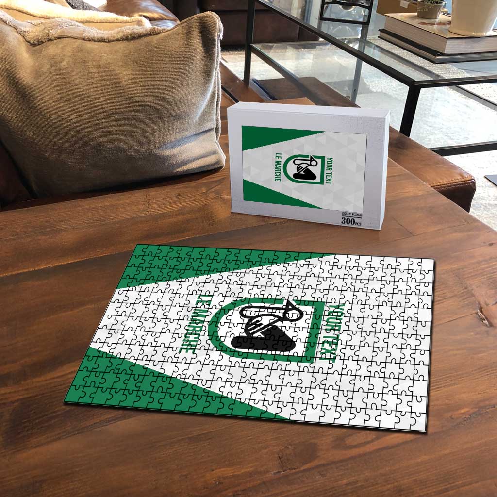 Personalized Italy Marche Puzzle Inspiration Flags Style - Wonder Print Shop