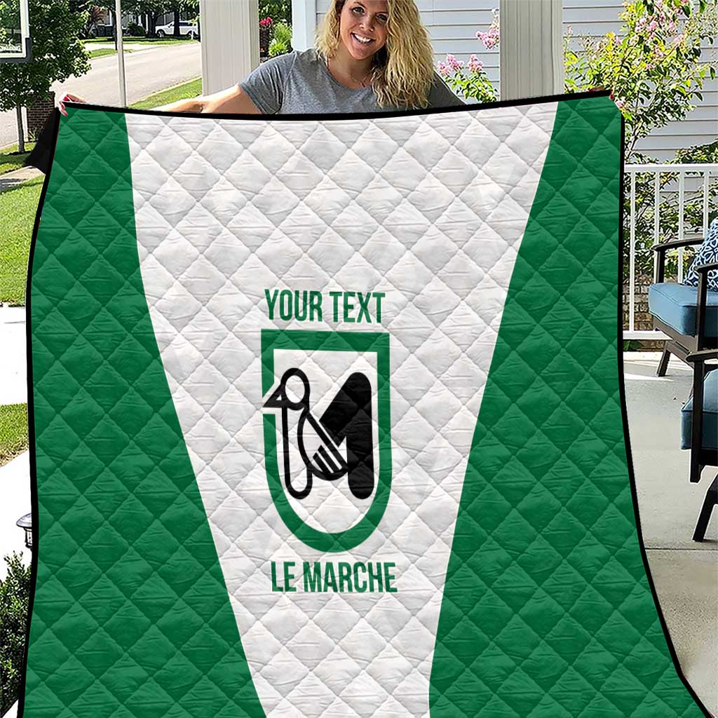 Personalized Italy Marche Quilt Inspiration Flags Style