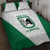 Personalized Italy Marche Quilt Bed Set Inspiration Flags Style