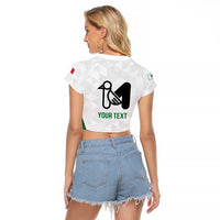 Personalized Italy Marche Raglan Cropped T Shirt Inspiration Flags Style