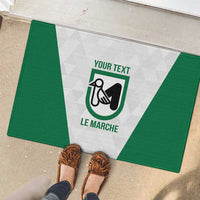 Personalized Italy Marche Rubber Doormat Inspiration Flags Style