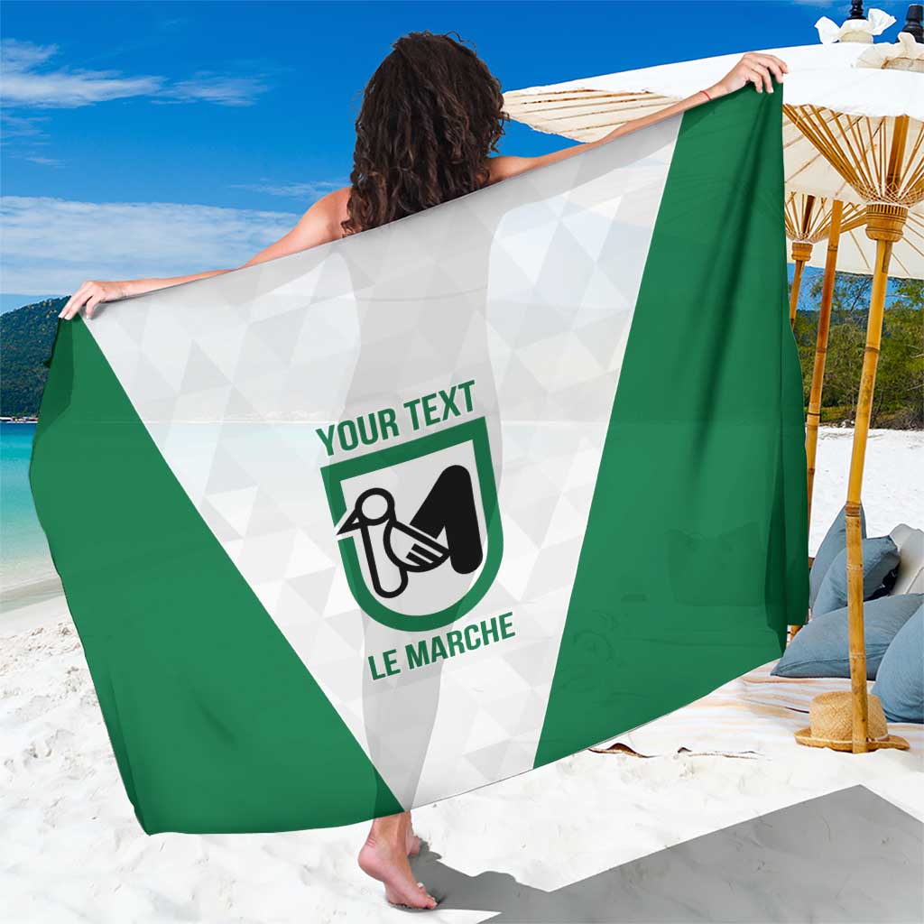 Personalized Italy Marche Sarong Inspiration Flags Style