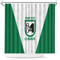 Personalized Italy Marche Shower Curtain Inspiration Flags Style
