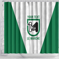 Personalized Italy Marche Shower Curtain Inspiration Flags Style