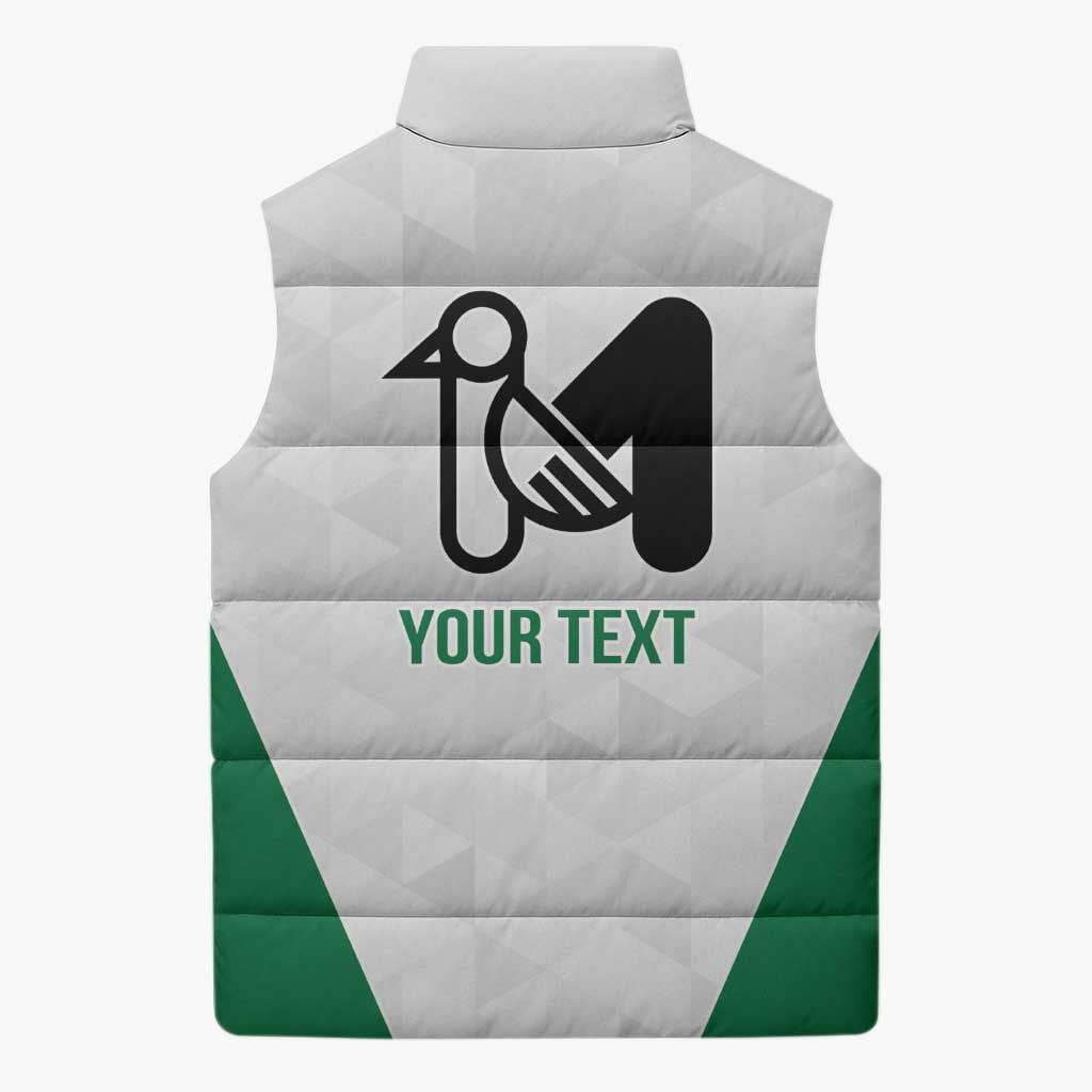 Personalized Italy Marche Sleeveless Puffer Jacket Inspiration Flags Style - Wonder Print Shop