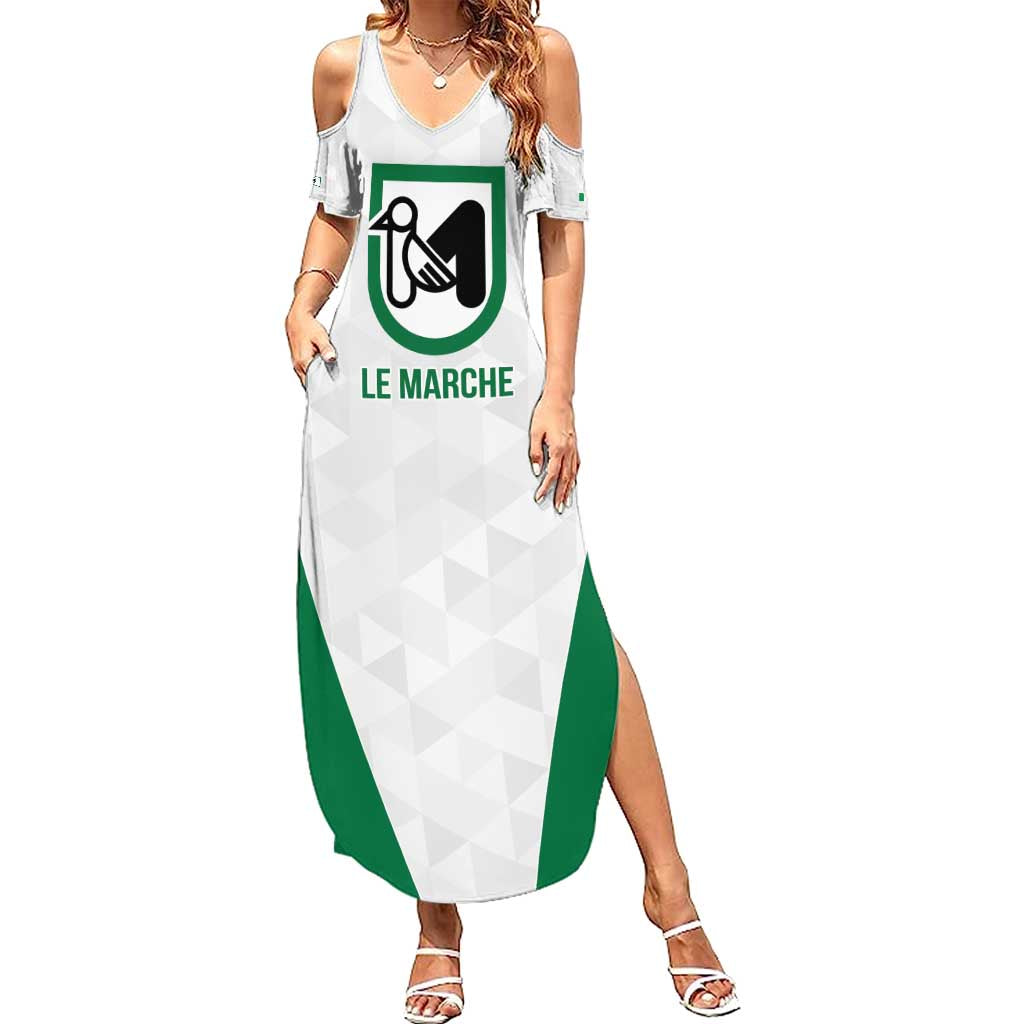 Personalized Italy Marche Summer Maxi Dress Inspiration Flags Style