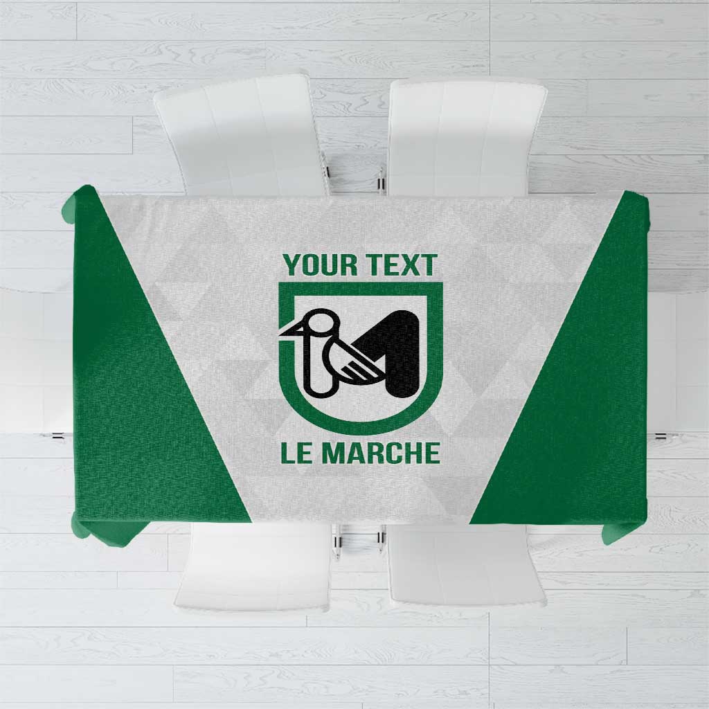 Personalized Italy Marche Tablecloth Inspiration Flags Style