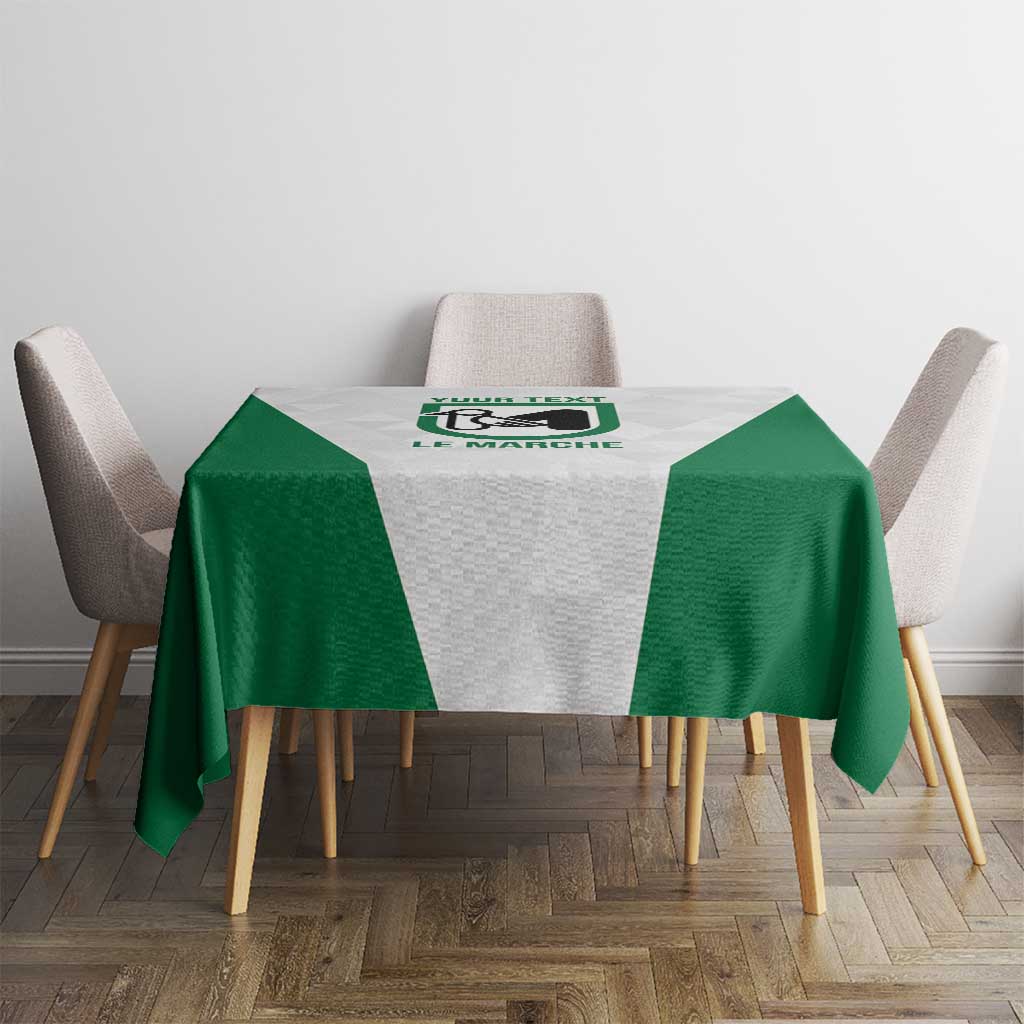 Personalized Italy Marche Tablecloth Inspiration Flags Style