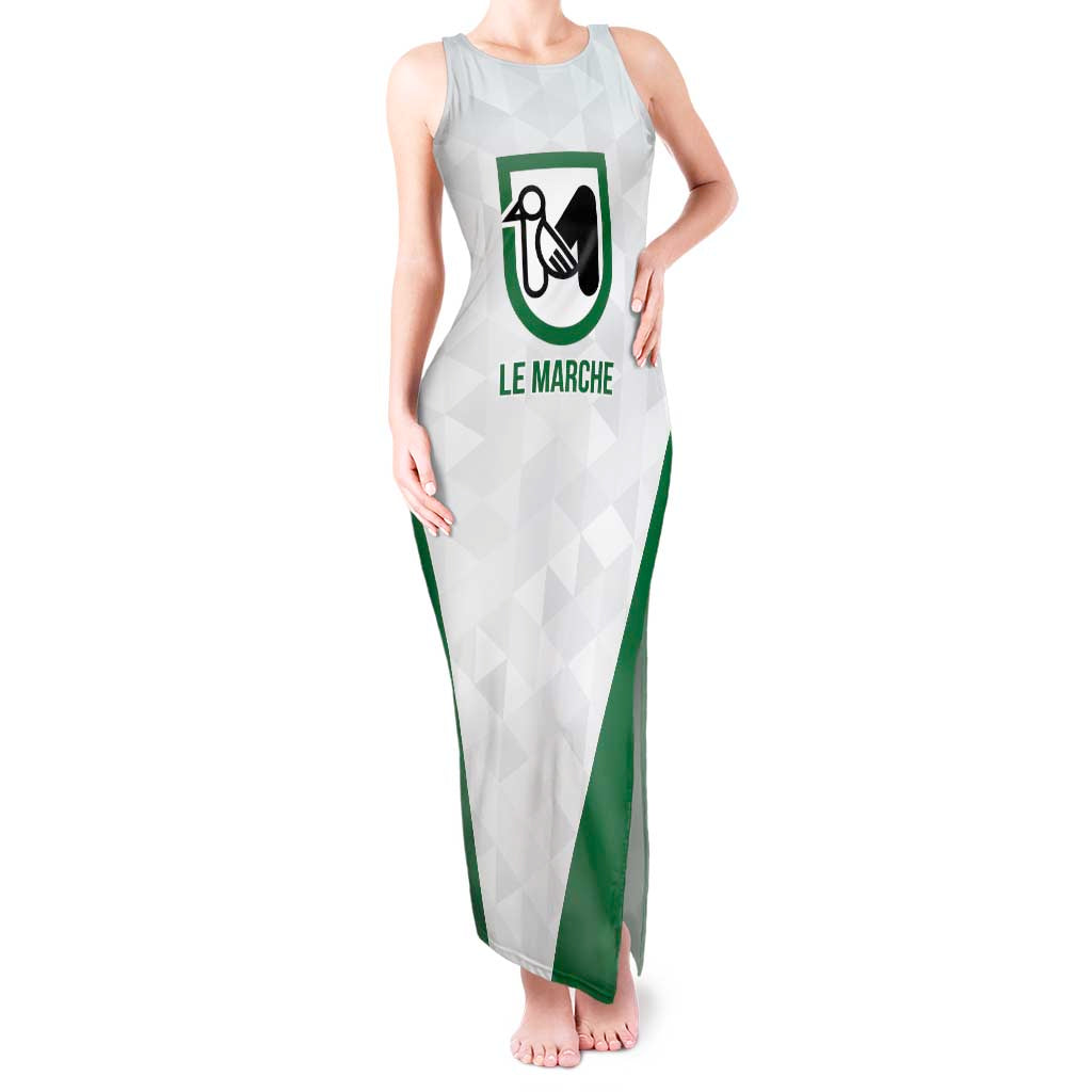 Personalized Italy Marche Tank Maxi Dress Inspiration Flags Style