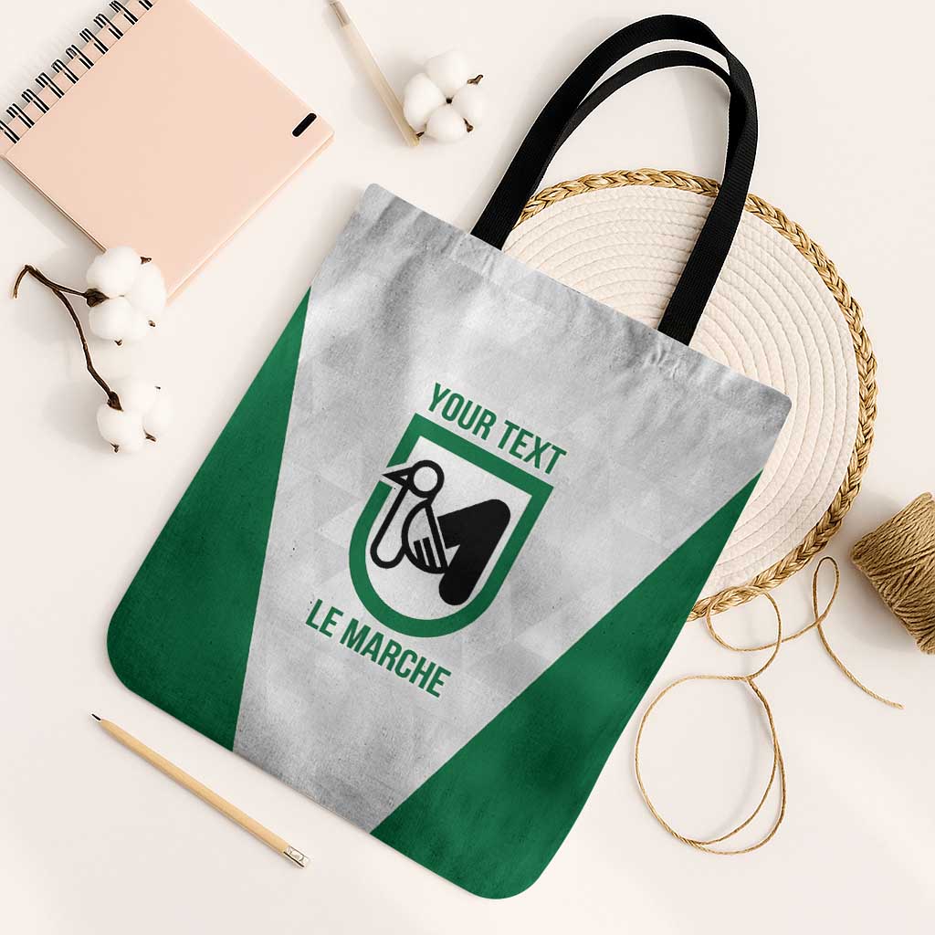 Personalized Italy Marche Tote Bag Inspiration Flags Style - Wonder Print Shop