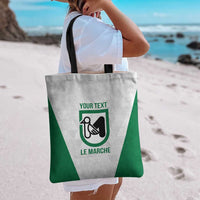 Personalized Italy Marche Tote Bag Inspiration Flags Style - Wonder Print Shop