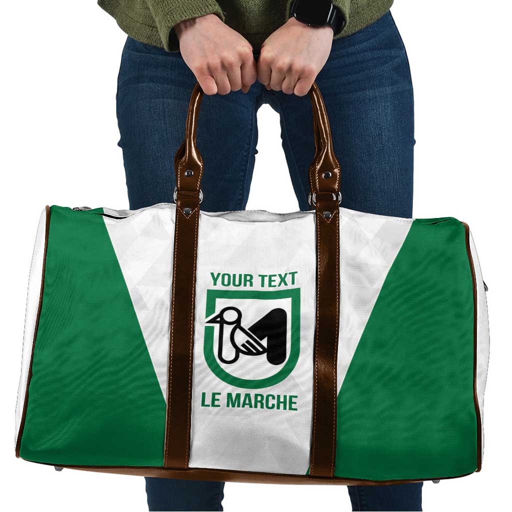 Personalized Italy Marche Travel Bag Inspiration Flags Style - Wonder Print Shop