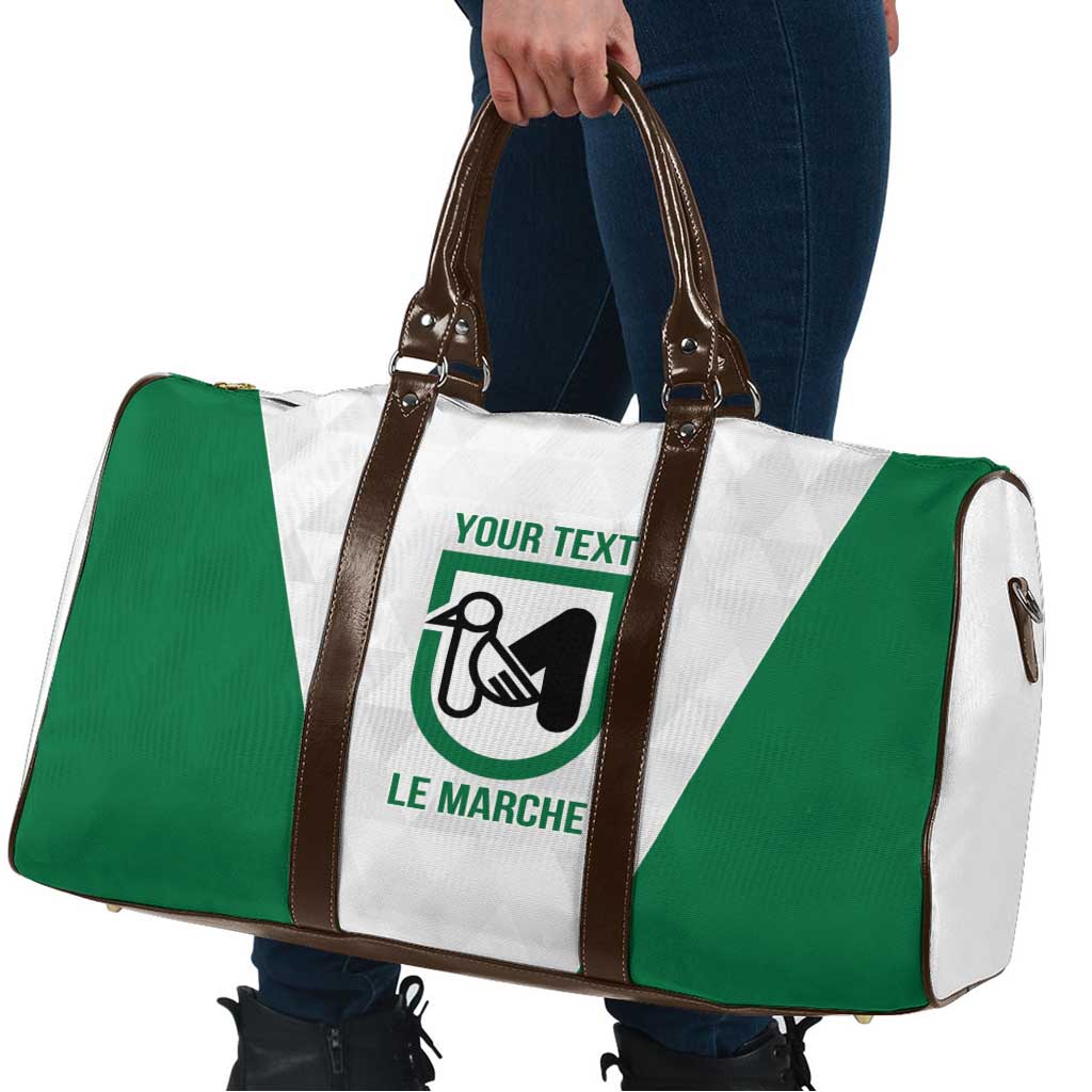 Personalized Italy Marche Travel Bag Inspiration Flags Style - Wonder Print Shop