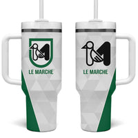 Personalized Italy Marche Tumbler With Handle Inspiration Flags Style