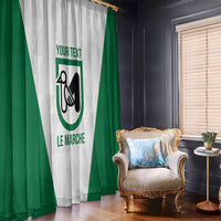 Personalized Italy Marche Window Curtain Inspiration Flags Style