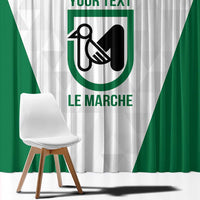 Personalized Italy Marche Window Curtain Inspiration Flags Style