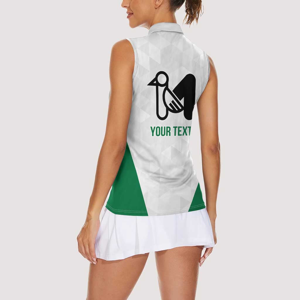 Personalized Italy Marche Women Sleeveless Polo Shirt Inspiration Flags Style