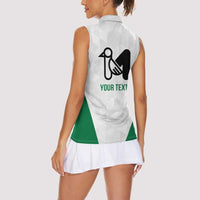 Personalized Italy Marche Women Sleeveless Polo Shirt Inspiration Flags Style