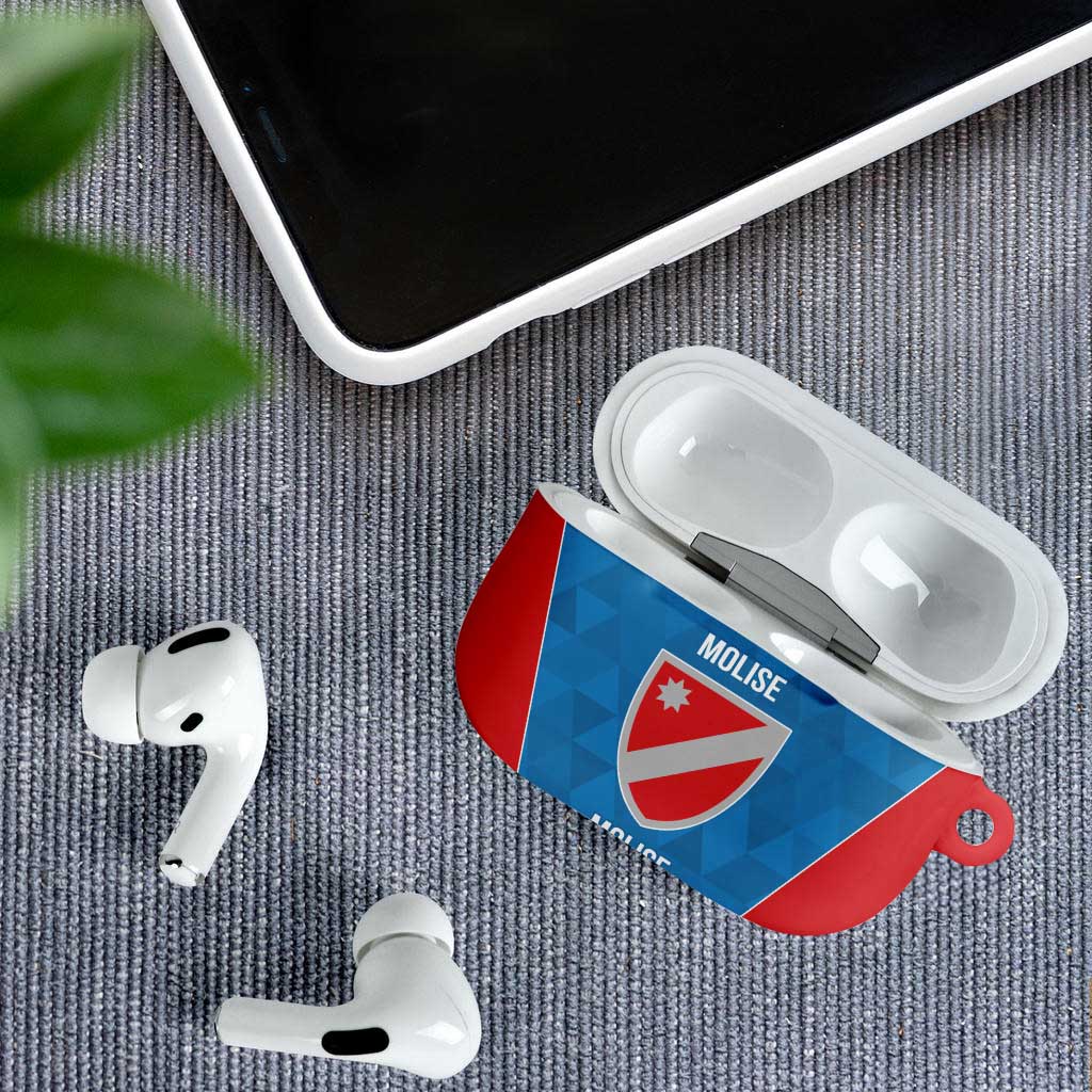 Personalized Italy Molise AirPods Case Inspiration Flags Style - Wonder Print Shop