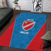 Personalized Italy Molise Area Rug Inspiration Flags Style